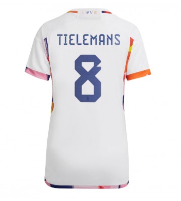 Belgien Youri Tielemans #8 Replika Udebanetrøje Dame VM 2022 Kortærmet